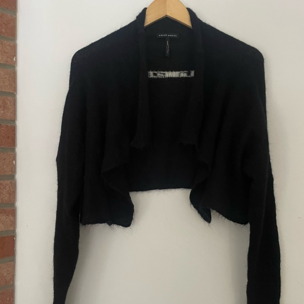 Sarah Pacini mohair Black Logo Back Made in Italy sweater - Picture 10 of 10
